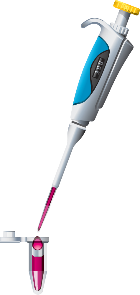 Thermo Pipette into Microcentrifuge Tube