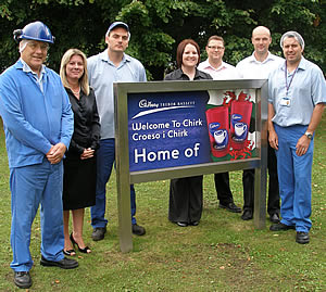 Some of the Cadbury Chirk team, 1st prize winners in the 2007/2008 Oxoid Food Safety Team of the Year Awards.